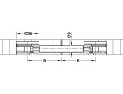 Maxifix Dbl End ConnBolt 2x35mm Galv St