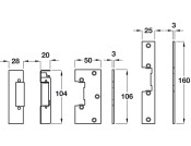 Electric Release-Rim Mortice Pattern 12V