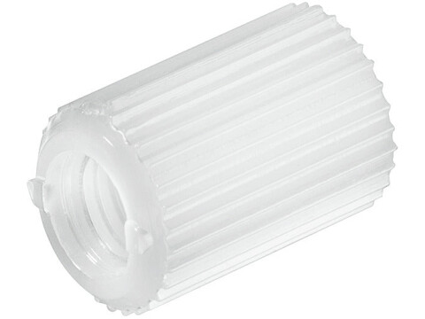 Sleeve Ribbed M6 D10x18mm Pl Wht