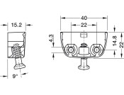 Clip Cabinet Conn Top Element ZA/St NP