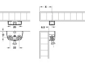 Clip Cabinet Conn Top Element ZA/St NP