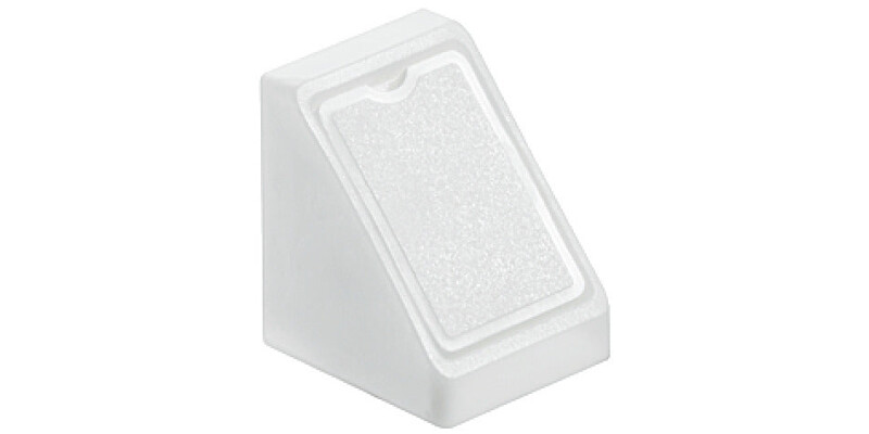 Mini Corner Connector 21x18mm White
