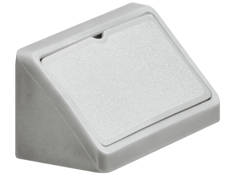 Mini Corner Connector 21x44mm Light Grey