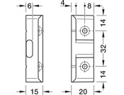 Keku Angled Comp AD 15 Hospa Blk