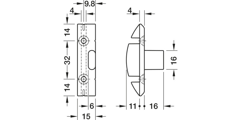 Keku Frame Comp EH GM Hospa Blk