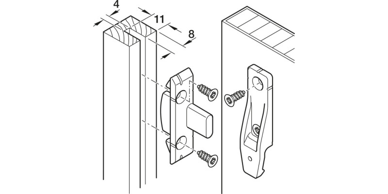Keku Frame Comp EH GM Hospa Blk