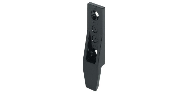 Partition Fasteners Set,  Groove Mounted, EH, H&auml;fele Pacofix SF