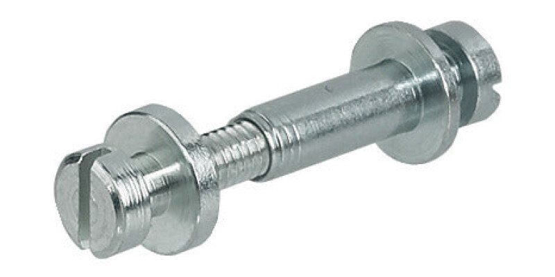 Modular Screw, for Double-Sided Installation in Wood, with M4 Thread