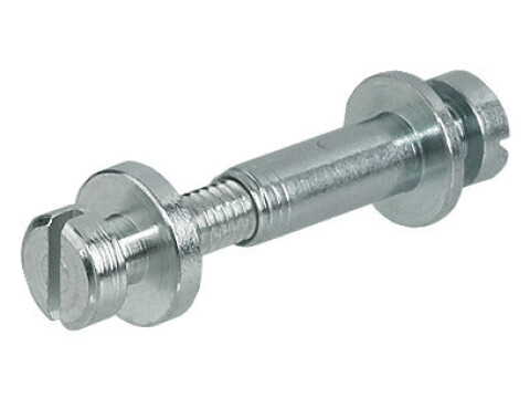 Modular Screw, for Double-Sided Installation in Wood, with M4 Thread