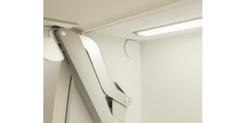 Connecting Fitting Recessed Pl Beige