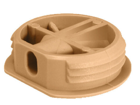 Connecting Fitting Recessed Pl Beige
