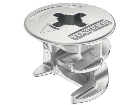 Minifix 15 Housing 16mm w Rim Bright