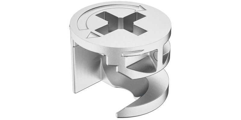 Minifix 12 Housing 12mm wo Rim Bright