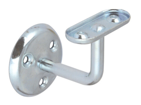 Handrail Bracket, &Oslash; 60 mm, for Flat Based Handrails, Mild Steel