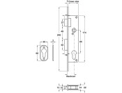 Narrow Mortice Sashlock 25/41mm SSS