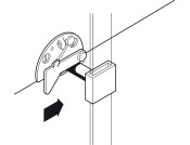 Drawer Catch 40x25.5mm LH SNP
