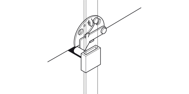 Drawer Catch 40x25.5mm LH SNP