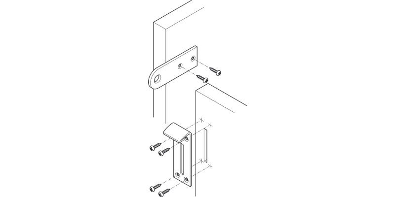 Safe Deposit Box Lock 70x25x18mm St Galv