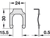 Symo3000 Cam Lock Clip for 0.8-1.5mm SNP