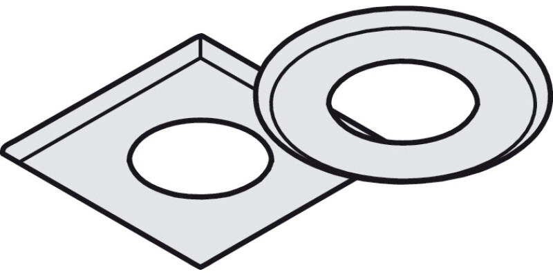 Loox LED2040 Bezel Rnd RM 12V Pl Slv