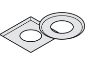 Loox LED2040 Bezel Rnd RM 12V Pl Slv