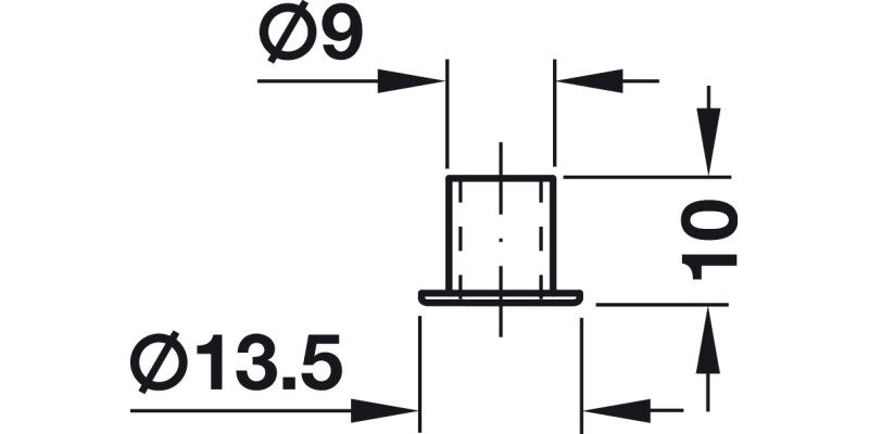 Locking Socket Brass MNP for PushButtons