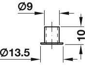 Locking Socket Brass MNP for PushButtons