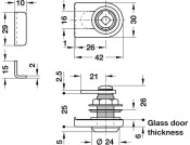 Symo3000 Gls Dr Lever Lockcase B PNP