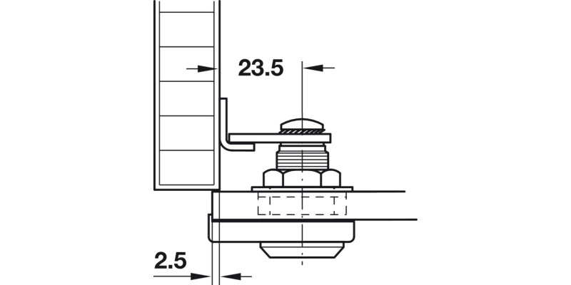 Symo3000 Gls Dr Lever Lockcase B PNP