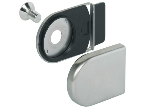 Trim Cap and Closure Plate, for Symo 3000 Glass Door Cam Lock