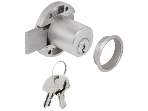 Inlaid Lock, with &Oslash; 22 mm Cylinder, Backset 20 mm, Minilock 40