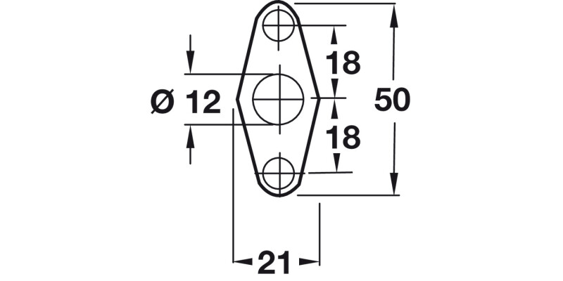 Budget Lock Escutcheon SM SZP Rainbow