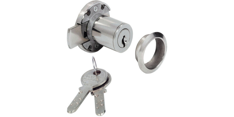 Inlaid Lock, with &Oslash; 22 mm Kaba 8 Cylinder, Minilock 40