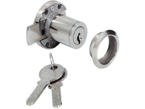 Inlaid Lock, with &Oslash; 22 mm Kaba 8 Cylinder, Minilock 40