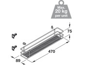 VS SUB Side 150mm Bskt UH 2xSph Chr