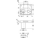 Ext Rim Lock 22mm MNP DR H1