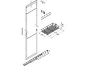 PO Larder 300mm 1700-1950mm C/F Linear