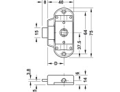Piccolo Nova Lock Case 7/25mm RH NP