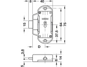 Piccolo Nova Lock Case 25mm LH NP