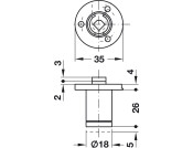 Symo3000 Inlaid Flap Lockcase 23mm NP