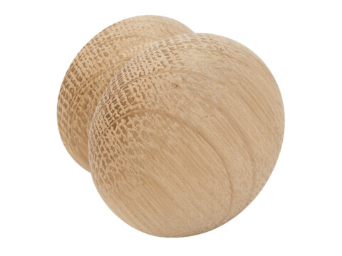 Victorian Knob, Wood, &Oslash; 50-54 mm, Cross Grain