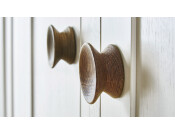 YoYo Knob Oak Lacquered D56x28mm