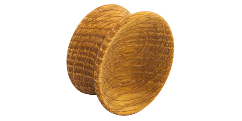 YoYo Knob Oak Lacquered D56x28mm