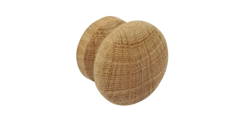 Knob Unfinished Oak D39x28mm