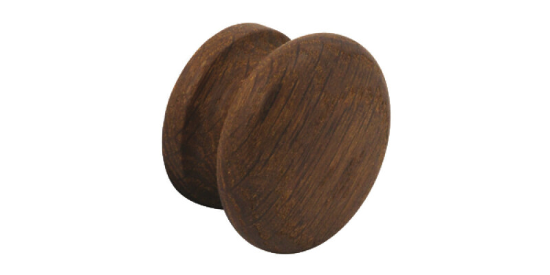 Shaker Knob Smoked Oak D55mm