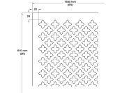 Decorative Panel MDF 1830x610x3mm