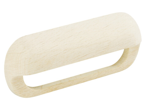 Lay On Handle Unfin Beech 96mm CLR