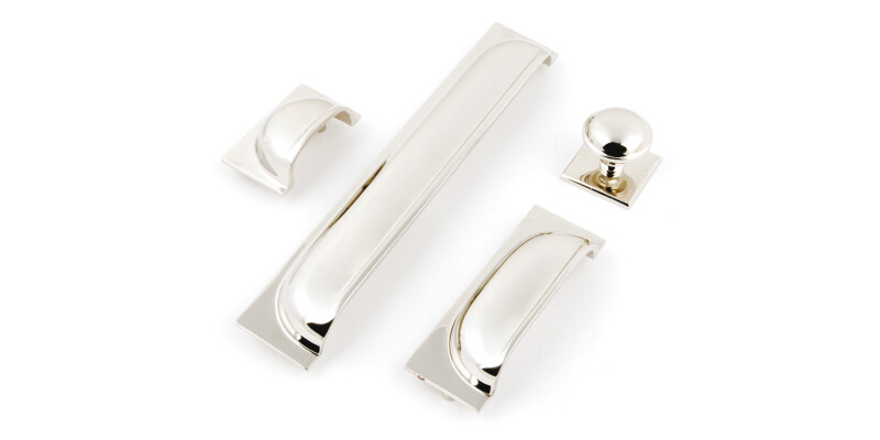 Queslett Cup Hdl Brass Pol Nkl 96mm cc