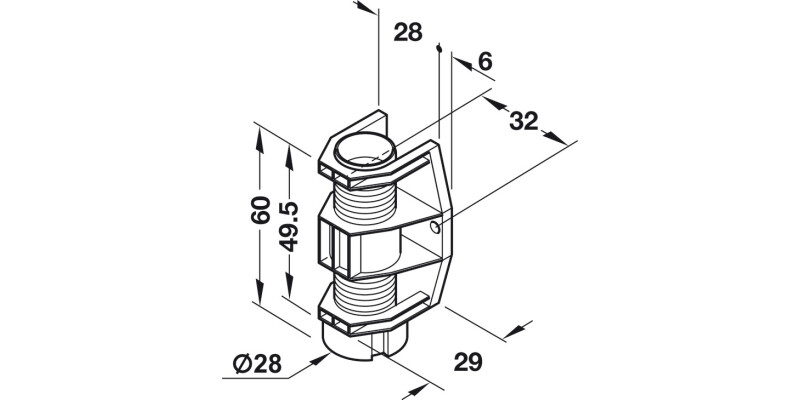 Plinth Adj w Brkt Press 80kg Pl Blk