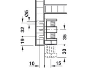 Plinth Adj w Brkt Press 80kg Pl Blk